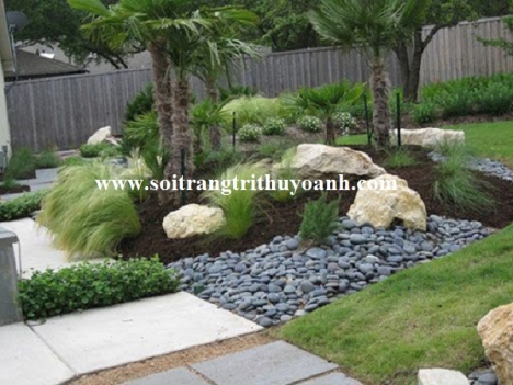 Sỏi trang trí cảnh quan tại tphcm