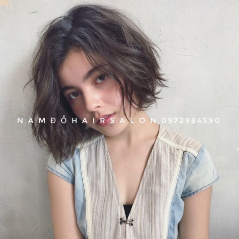Uốn Sóng Cắt Tóc Ngắn Mái Bay Đẹp Giá Rẻ Hoài Đức - Nam Đỗ Hair Salon