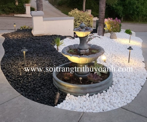 Sỏi trang trí cảnh quan tại tphcm