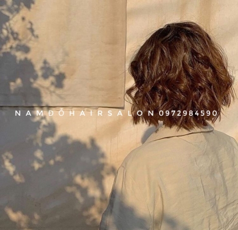 Uốn Sóng Nước Cắt Tóc Ngắn Mái Bay Đẹp Giá Rẻ Hoài Đức - Nam Đỗ Hair Salon