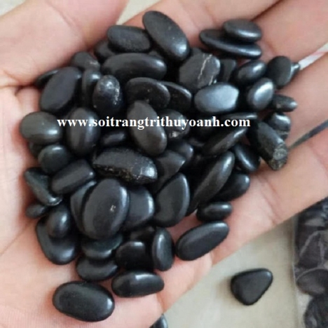 Sỏi đen bóng cung cấp cho công trình ở Q6, TP.HCM