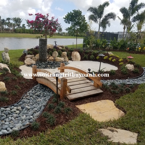 Sỏi trang trí cảnh quan tại tphcm