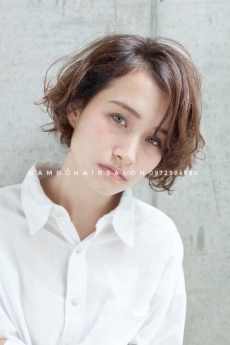 Uốn Sóng Cắt Tóc Ngắn Mái Bay Uy Tín Giá Rẻ Hoài Đức - Nam Đỗ Hair Salon