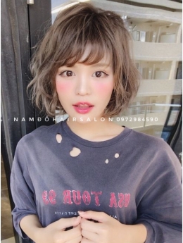 Uốn Sóng Cắt Tóc Ngắn Mái Mưa Đẹp Giá Rẻ Hoài Đức - Nam Đỗ Hair Salon