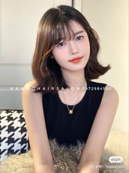 Uốn Sóng Nước Cắt Tóc Ngắn Mái Bay Đẹp Giá Rẻ Hoài Đức - Nam Đỗ Hair Salon