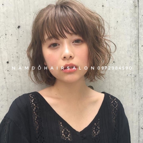 Uốn Sóng Cắt Tóc Ngắn Mái Mưa Đẹp Giá Rẻ Hoài Đức - Nam Đỗ Hair Salon