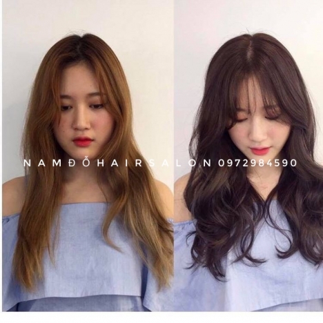 Uốn Xoăn Sóng Lọn To Tóc Lỡ Đẹp Giá Rẻ Hoài Đức - Nam Đỗ Hair Salon