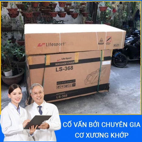 Ghế massage Lifesport LS-368 người bạn chăm sóc sức khỏe