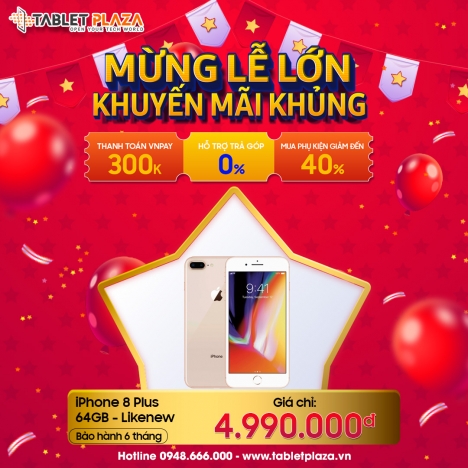 Mua ngay kẻo trễ siêu sale gửi đến các iFan tại Tablet Plaza