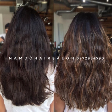 Uốn Xoăn Sóng Cắt Tóc Dài Layer Đẹp Uy Tín Giá Rẻ Hoài Đức - Nam Đỗ Hair Salon