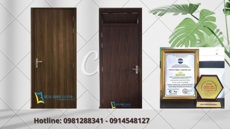 Cửa gỗ MDF Melamine An Cường tại Ninh Thuận