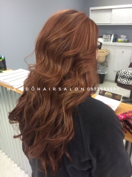 Màu Đồng Đỏ,Địa Chỉ Nhuộm Tóc Đẹp Uy Tín Giá Rẻ Hoài Đức - Nam Đỗ Hair Salon