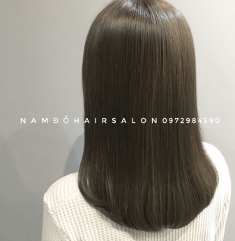Màu Rêu Trầm,Địa Chỉ Nhuộm  Tóc Đẹp Uy Tín Giá Rẻ Hoài Đức - Nam Đỗ Hair Salon