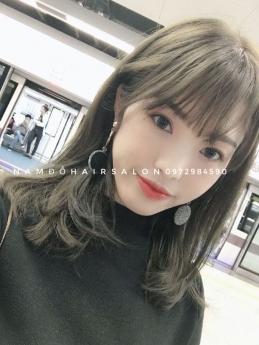Màu Nâu Khói,Địa Chỉ Nhuộm Tóc Đẹp Giá Rẻ Hoài Đức - Nam Đỗ Hair Salon