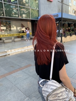 Nhuộm Đồng Đỏ,Địa Chỉ Nhuộm Tóc Đẹp Giá Rẻ Hoài Đức - Nam Đỗ Hair Salon
