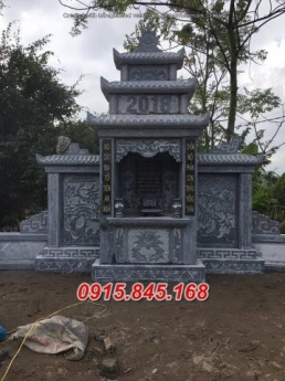 06 Mẫu mộ tháp đá đẹp bán tại hưng yên