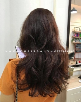 Màu Nâu Ánh Lạnh,Địa Chỉ Nhuộm Tóc Đẹp Giá Rẻ Hoài Đức - Nam Đỗ Hair Salon