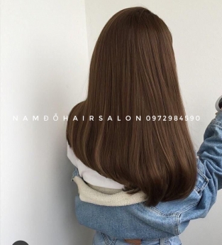 Màu Nâu Lạnh,Địa Chỉ Nhuộm Tóc Đẹp Giá Rẻ Hoài Đức - Nam Đỗ Hair Salon