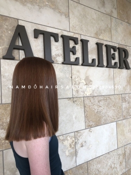 Màu Rêu Trầm,Địa Chỉ Nhuộm  Tóc Đẹp Uy Tín Giá Rẻ Hoài Đức - Nam Đỗ Hair Salon