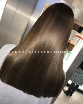 Màu Nâu Vàng,Địa Chỉ Nhuộm Tóc Uy Tín Giá Rẻ Hoài Đức - Nam Đỗ Hair Salon
