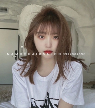 Màu Nâu Ánh Lạnh,Địa Chỉ Nhuộm Tóc Đẹp Giá Rẻ Hoài Đức - Nam Đỗ Hair Salon