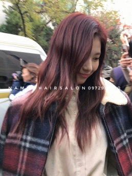 Nhuộm Đỏ Tím,Địa Chỉ Nhuộm Tóc Đẹp Giá Rẻ Hoài Đức - Nam Đỗ Hair Salon