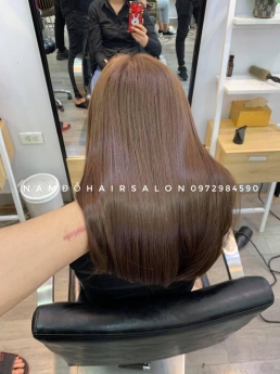 Màu Nâu Lạnh,Địa Chỉ Nhuộm Tóc Uy Tín Giá Rẻ Hoài Đức - Nam Đỗ Hair Salon