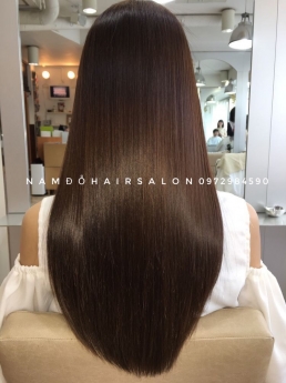 Màu Nâu Trầm, Địa Chỉ Nhuộm Tóc Uy Tín Giá Rẻ Hoài Đức - Nam Đỗ Hair Salon