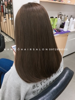 Màu Rêu Trầm,Địa Chỉ Nhuộm  Tóc Đẹp Uy Tín Giá Rẻ Hoài Đức - Nam Đỗ Hair Salon