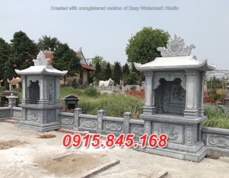 06 Mẫu mộ tháp đá đẹp bán tại hưng yên