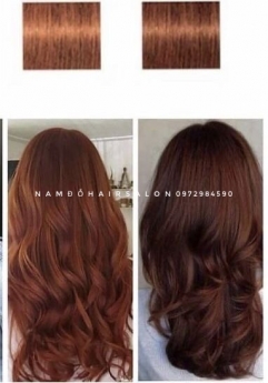 Nhuộm Nâu Trầm,Địa Chỉ Nhuộm Tóc Đẹp Uy Tín Giá Rẻ Hoài Đức - Nam Đỗ Hair Salon