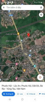bán lô đất đẹp  mặt tiền đường phước hội lộc an đất đỏ bà Rịa vũng tàu vi tri mat tien duong nhua