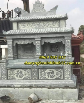 Mẫu mộ đá đôi đẹp bán trên toàn quốc
