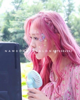Màu Hồng , Địa Chỉ Nhuộm Tóc Đẹp Uy Tín Giá Rẻ Hoài Đức - Nam Đỗ Hair Salon