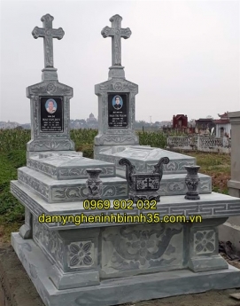 BÁO GIÁ CÁC MẪU MỘ ĐÔI BẰNG ĐÁ TẠI HẢI DƯƠNG