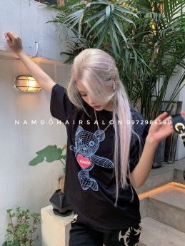 Màu Khói Trắng , Địa Chỉ Nhuộm Tóc Đẹp Uy Tín Giá Rẻ Hoài Đức - Nam Đỗ Hair Salon