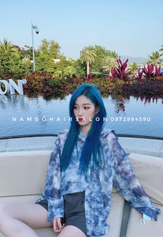 Màu Xanh Dương, Địa Chỉ Nhuộm Tóc Uy Tín Giá Rẻ Hoài Đức - Nam Đỗ Hair Salon