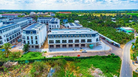 NHÀ TRỆT LẦU XÂY SẴN MẶT TIỀN CHỢ THỚI LAI - ĐẦU TƯ KINH DOANH LỢI NHUẬN CAO