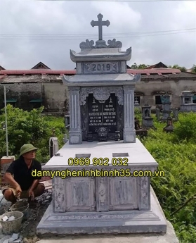 Những mẫu mộ đá đôi đẹp nhất với ý nghĩa tâm linh đặc biệt