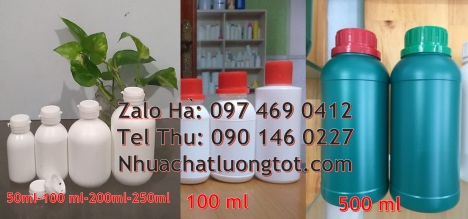 Chai nhựa đựng thuốc thú y, chai nhựa đựng thuốc thủy sản chai nhựa đựng nông dược, Chai 30ml đựng