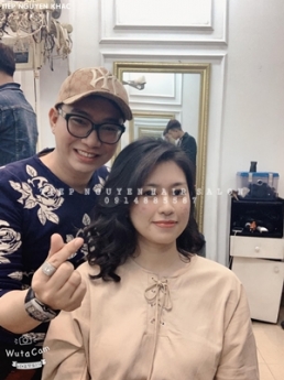 Tóc hippie, 13 kiểu xoăn hippie cho nữ mặt tròn tiệp nguyễn