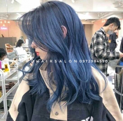 Màu Xanh Dương, Địa Chỉ Nhuộm Tóc Uy Tín Giá Rẻ Hoài Đức - Nam Đỗ Hair Salon