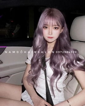 Màu Tím Khói, Địa Chỉ Nhuộm Tóc Đẹp Giá Rẻ Hoài Đức - Nam Đỗ Hair Salon