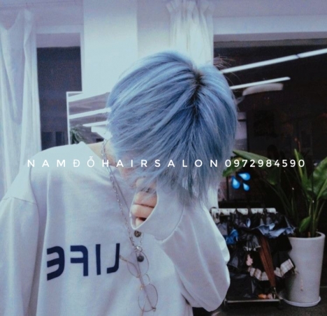 Màu Khói Xanh, Địa Chỉ Nhuộm Tóc Uy Tín Giá Rẻ Hoài Đức - Nam Đỗ Hair Salon