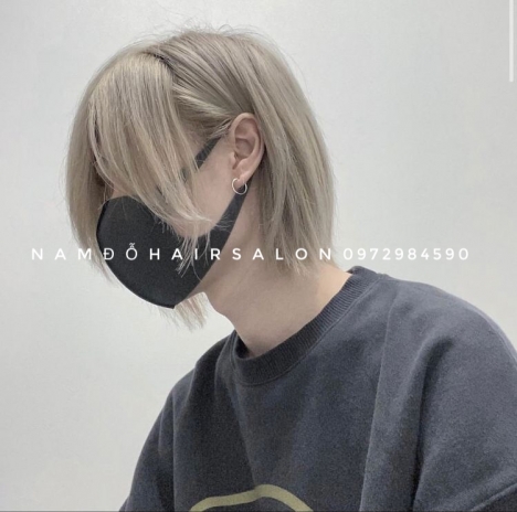 Màu Khói Xanh,Địa Chỉ Nhuộm Tóc Đẹp Giá Rẻ Hoài Đức - Nam Đỗ Hair Salon