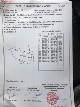 Bán gấp 4420m cạnh sông Mấu - Khánh Thượng, giá chỉ 230k/m