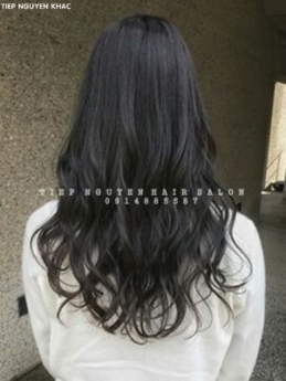 Học nghề tóc, uốn hippie xoăn ngắn ngang vai - tiệp nguyễn hair