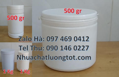 hũ chiết kem body 200 gram, hũ nhựa 200 gram, hũ nhựa 250 gr đựng thuốc, hũ 200 g đựng bazo,  hũ nhự