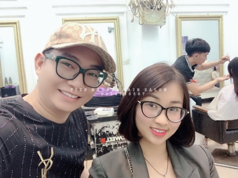 Học nghề tóc, uốn xoăn hippie đẹp uy tín hà nội tiệp nguyễn