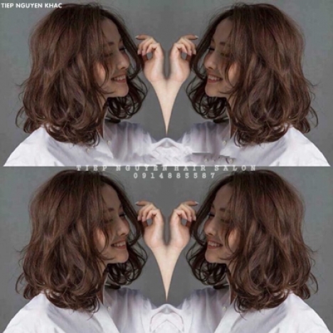 Học tóc, xoăn hippie tự nhiên cho nàng mái mưa tiệp nguyễn